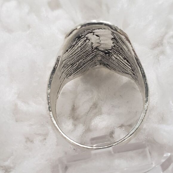 Skull Ring Stainless Jewerly Fashion Punk Silver - Picture 4 of 4